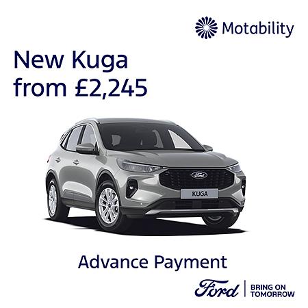 New Ford Kuga on Motability